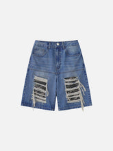 Fake Hole Camouflage Patch Jorts
