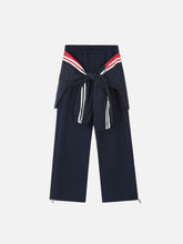Fake Two-Piece Drawstring Sweatpants
