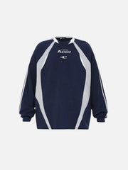 Faster Letter Print Sweatshirt