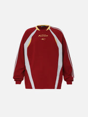Faster Letter Print Sweatshirt
