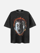 Fiery Scream Vintage Wash Tee