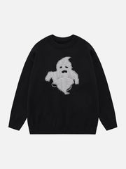 Flocking Ghost Sweater