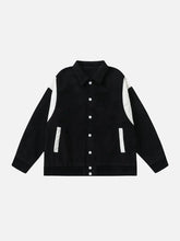 Flocking Letters Tweed Varsity Jacket