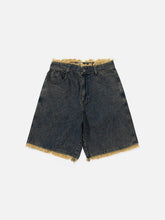 Fringe Denim Jorts