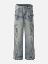 Fringe Multi Pocket Jeans