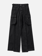Fringe Multiple Pockets Jeans