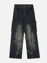 Fringe Star Washed Jeans