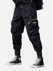 Function Buttons Ribbons Stereoscopic Pockets Cargo Pants