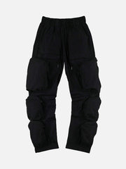 Functional Wind Zipper Multi-Pocket Work Pants