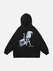 Gesture Print Hoodie