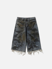 Graffiti Fringe Jorts