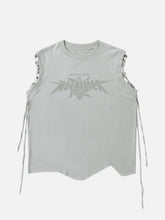 Graphic Adjustable Straps Vest