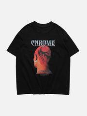 Head Print Hip Hop T-Shirt