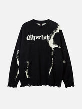 High Street Irregular Color-Blocking Patchwork Sweater