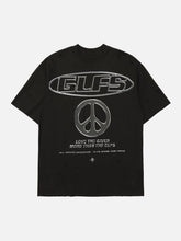 High Street Letter Print Short-Sleeved T-Shirt