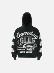 High Street Print Letter Hoodie