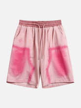 High Street Spray Paint Casual Shorts