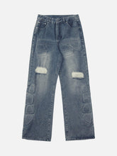 High Street Washed Ripped Jeans