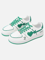 High Street White Skate Sneakers