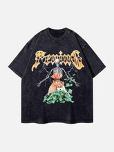 Hip Hop Skull Print T-Shirt