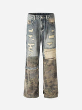Hip Hop Street Heavy Duty Ripped Jeans