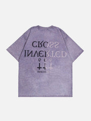 Inverted Cross Print Tee