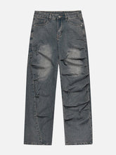 Irregular Wrinkle Jeans