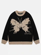 Jacquard Butterfly Sweater