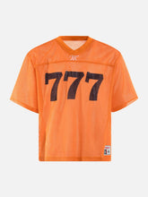 Jersey Letter Print Quick Dry V-Neck T-Shirt