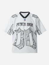 Jersey Style Snake Print T-Shirt