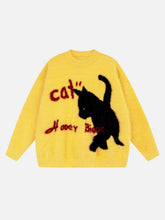 Kitten Jacquard Mohair Sweater