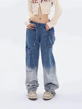 Large Pocket Gradient Jeans