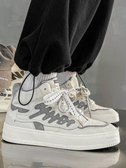 Letter High Skate Shoes