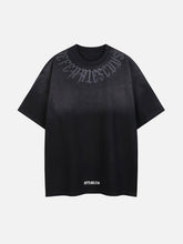 Letter Printing Gradient Tee