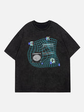 Letter Ripple Print Tee