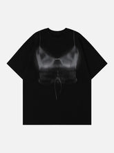 Loose American Fuzzy Fun Printed T-Shirt