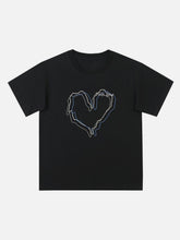 Love Lines Print Tee