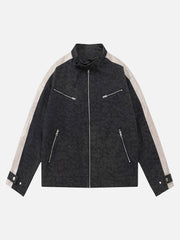Matte PU Moto Leather Jacket
