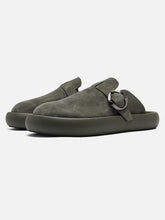 Matte Suede Handmade Closed Toe Half-Slip Birkenstock Shoes