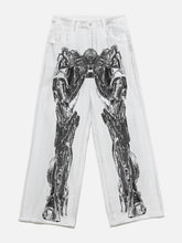 Mecha Print Jeans