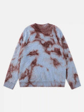 Mohair Tie-Dye Design Sweater