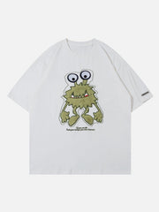 Monster Embroidery Print Tee