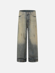 Mud Dyeing Jeans