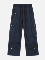 Multi Button Pocket Cargo Pants