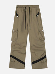 Multi Button Pocket Cargo Pants