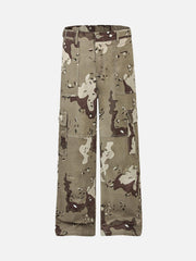 Multi-Pocket Cargo Camouflage Pants