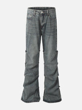 Multi Wrinkle Washed Jeans