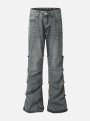 Multi Wrinkle Washed Jeans