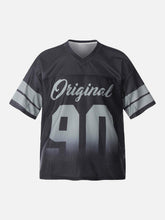 Number "90" Sports Jersey Print T-Shirt