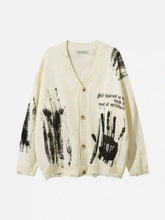 Palm Graffiti Cardigan